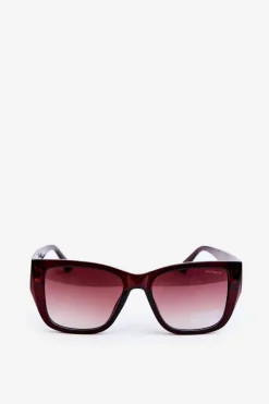 Okulary>Boto Damskie Okulary Przeciwsłoneczne Z Ozdobnymi Detalami UV400 Brązowe