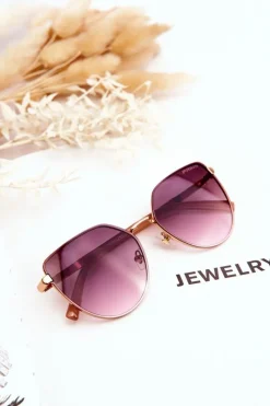 Okulary>PRIUS Damskie Okulary Przeciwsłoneczne V507 Różowe