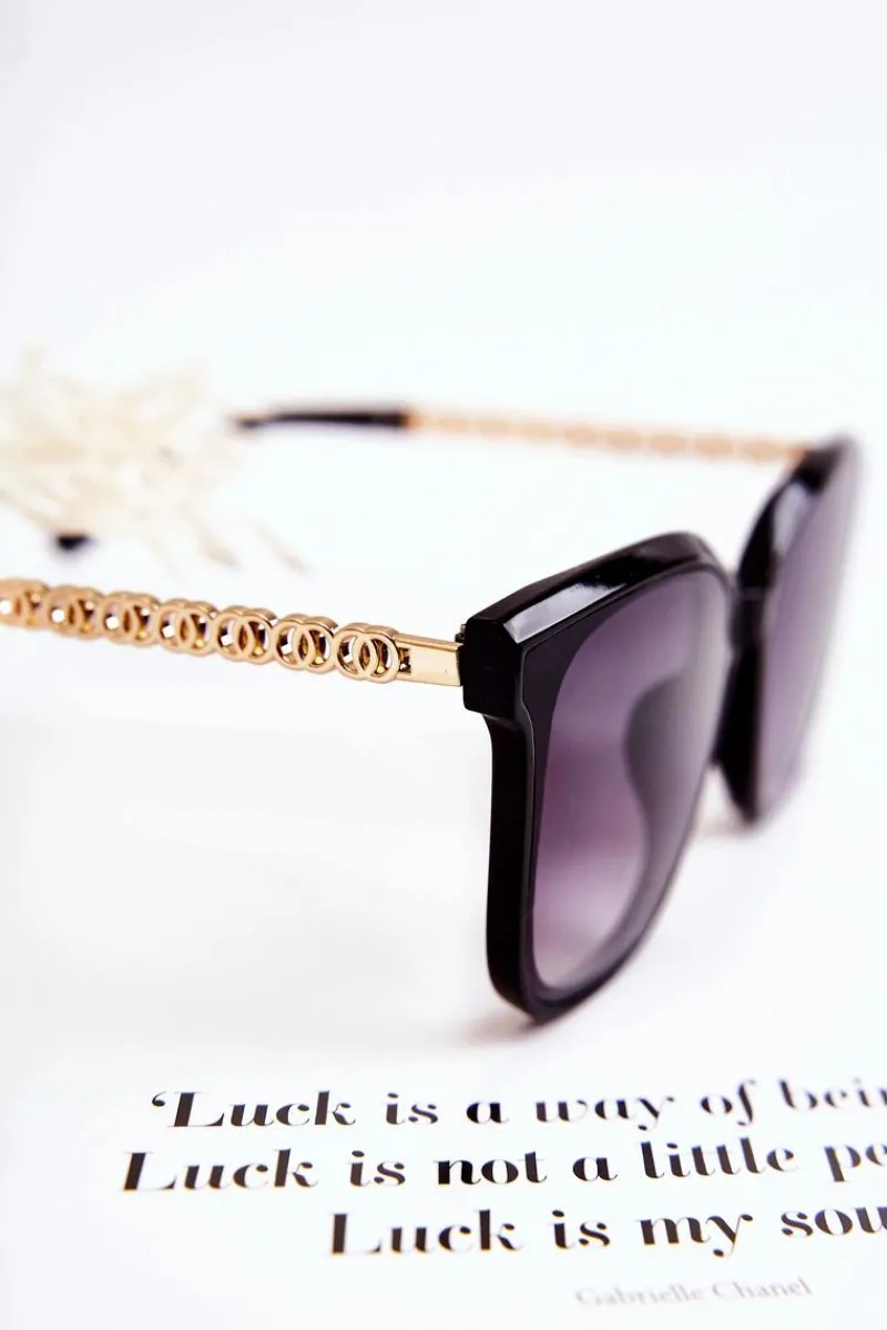 Okulary>Boto Damskie Okulary Przeciwsłoneczne V130035 Czarne