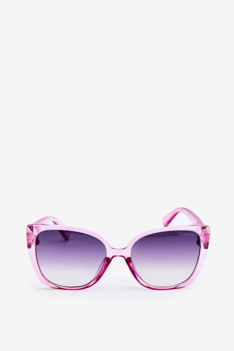 Clearance Damskie Okulary Przeciwsłoneczne Różowe Okulary