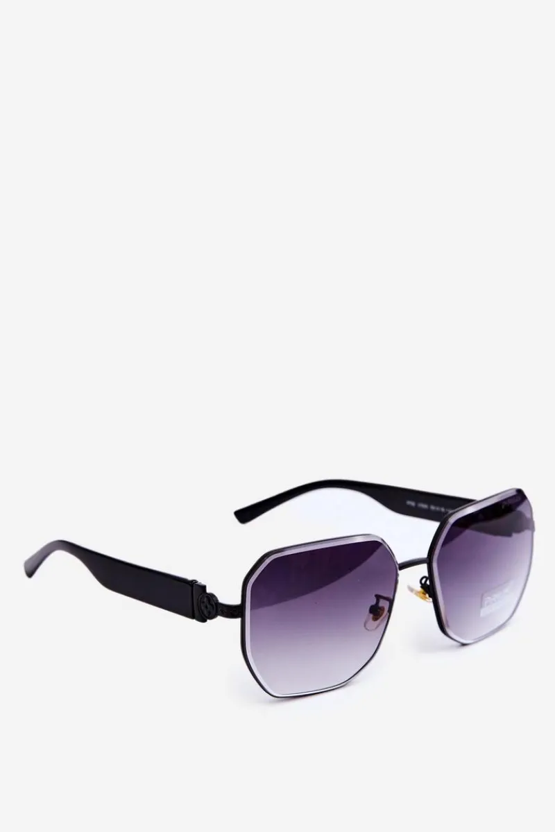 Best Damskie Okulary Przeciwsłoneczne UV400 Czarne Okulary