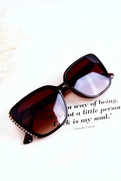 Discount Boto Damskie Okulary Przeciwsłoneczne Marmurkowe M2338 Brązowe