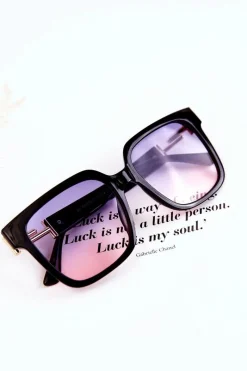 New Boto Damskie Okulary Przeciwsłoneczne Ombre V120026 Czarne