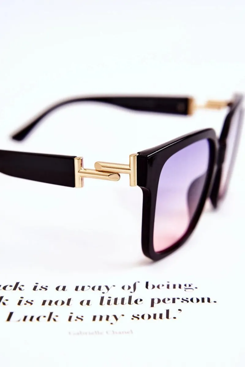 New Boto Damskie Okulary Przeciwsłoneczne Ombre V120026 Czarne