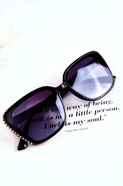 Online Boto Damskie Okulary Przeciwsłoneczne Ombre M2338 Czarne