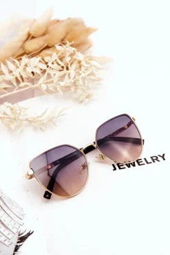 Outlet PRIUS Damskie Okulary Przeciwsłoneczne V507 Niebiesko-Pomarańczowe