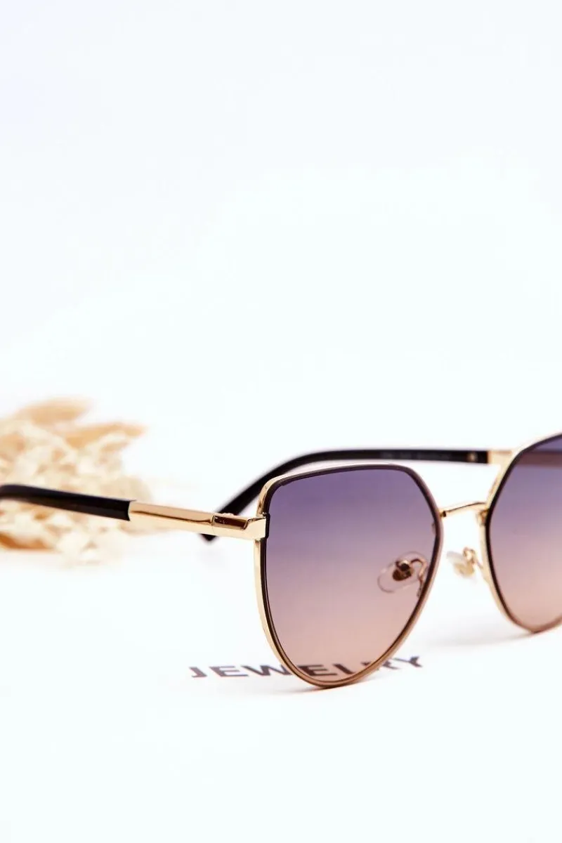 Outlet PRIUS Damskie Okulary Przeciwsłoneczne V507 Niebiesko-Pomarańczowe