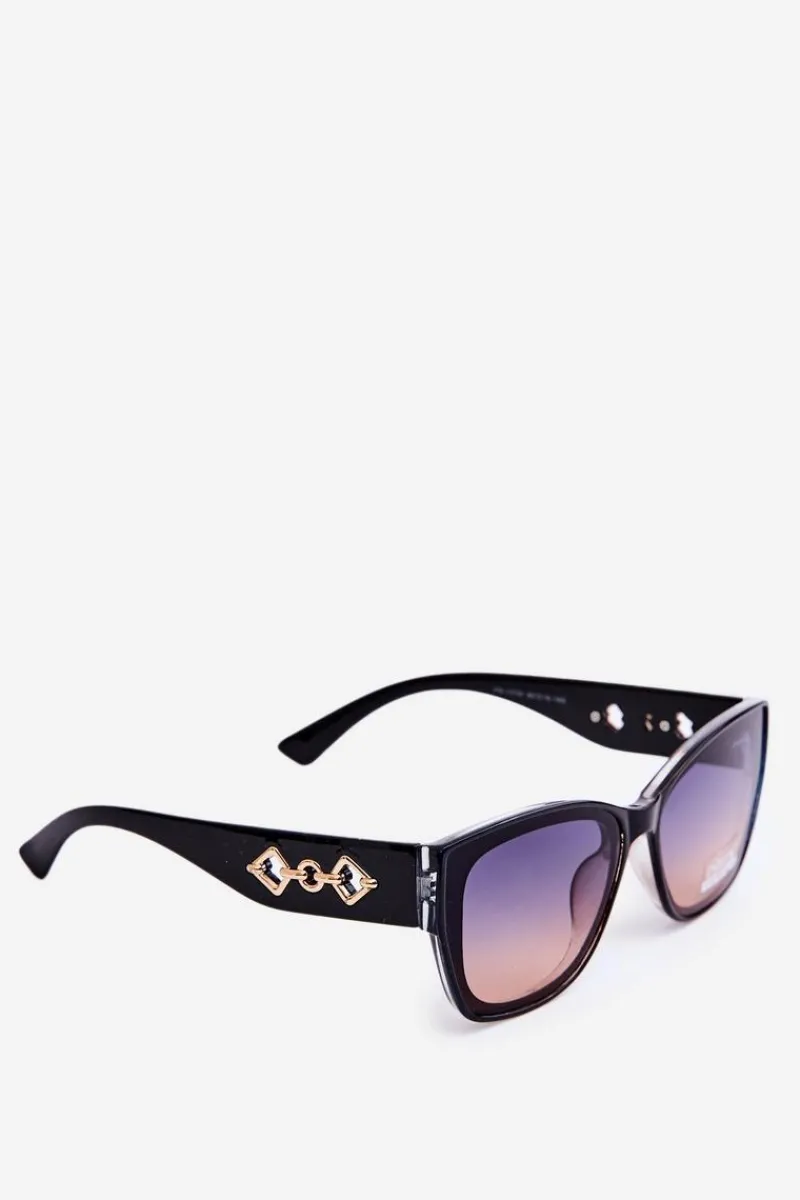 Damskie Okulary Przeciwsłoneczne UV400 Czarne Okulary