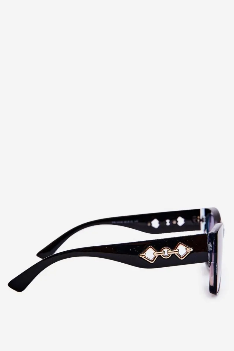 Damskie Okulary Przeciwsłoneczne UV400 Czarne Okulary