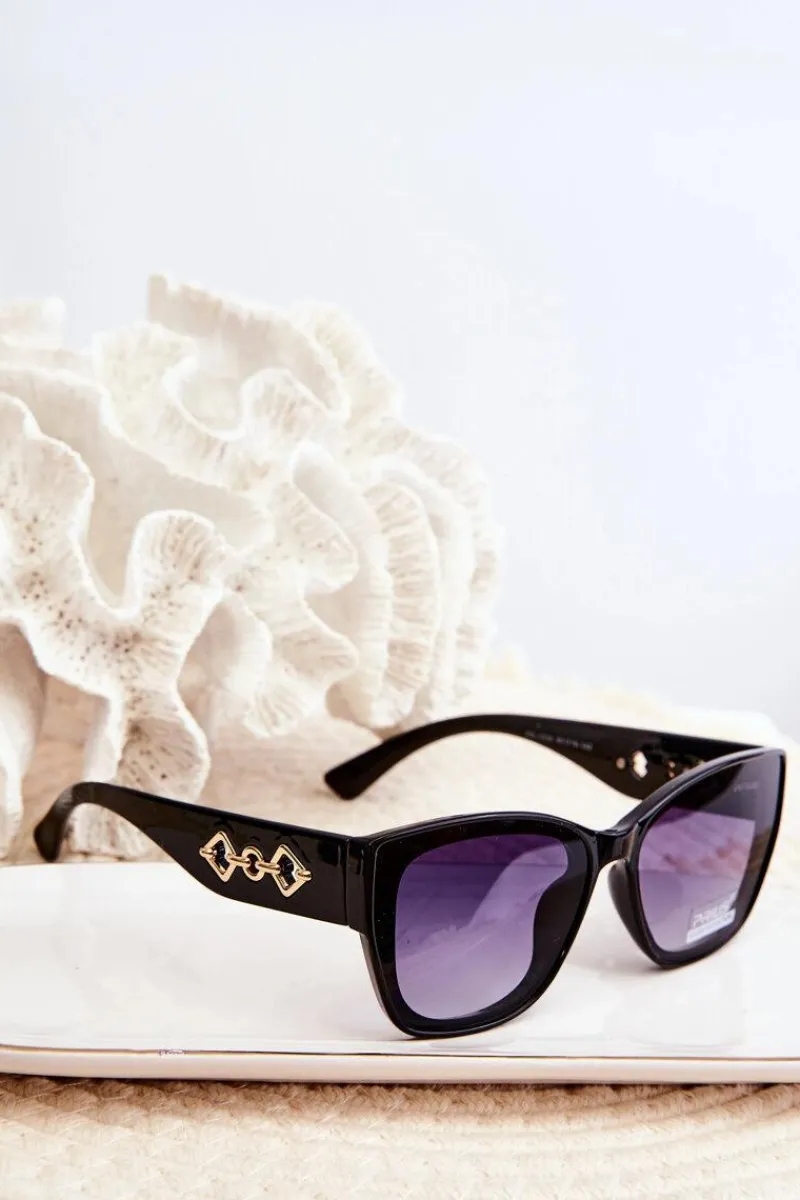 Discount Damskie Okulary Przeciwsłoneczne UV400 Czarne Okulary
