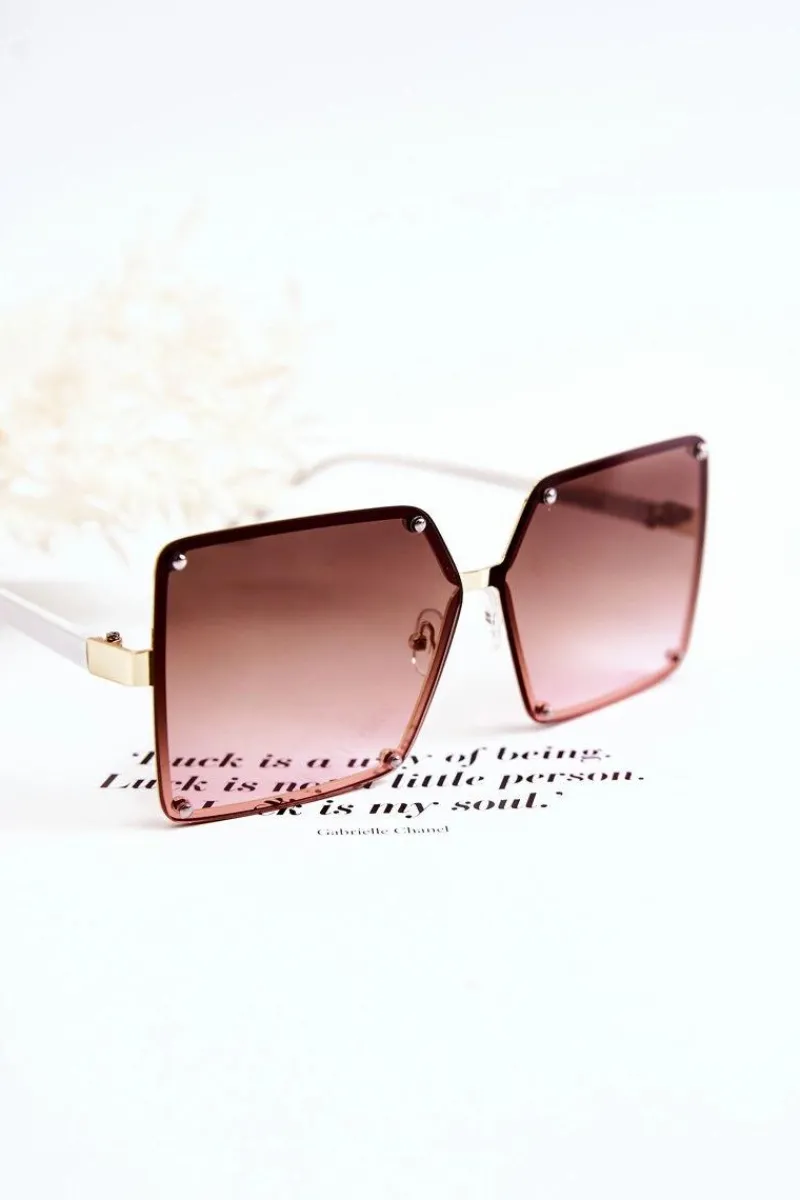 Okulary>Boto Damskie Okulary Przeciwsłoneczne Ombre V180004 Zielono-Różowe