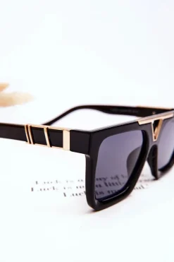 Clearance Damskie Okulary Przeciwsłoneczne V130037 Czarne Okulary