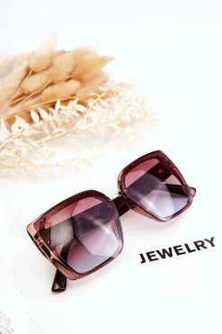 Hot PRIUS Damskie Okulary Przeciwsłoneczne UV400 V237 Brązowe