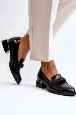 Półbuty Lakierowane><noscript><img width=