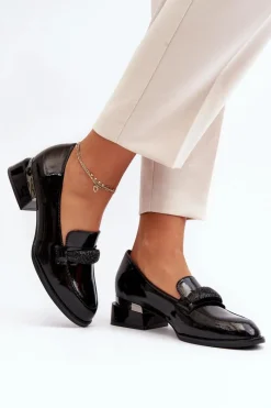 Półbuty Lakierowane><noscript><img width=