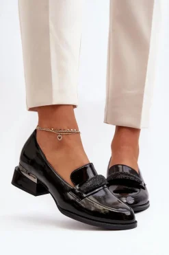 Półbuty Lakierowane><noscript><img width=