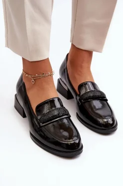 Półbuty Lakierowane><noscript><img width=