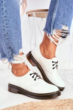 Półbuty Lakierowane><noscript><img width=