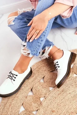 Półbuty Lakierowane><noscript><img width=