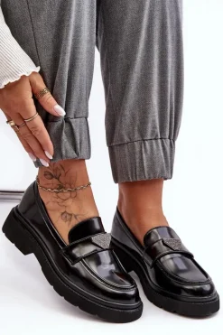 Loafersy Damskie|Mokasyny Płaskie><noscript><img width=