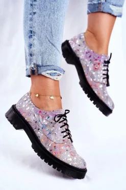 Półbuty Skórzane><noscript><img width=