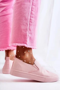 Clearance Boto Damskie Półbuty Wsuwane Różowe Viviana