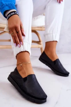 Półbuty Skórzane><noscript><img width=