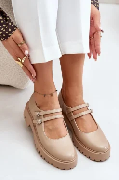 Półbuty Skórzane><noscript><img width=