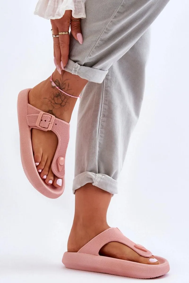 Sale Damskie Piankowe Japonki Różowe Apolla Damskie Klapki Damskie Japonki|Klapki Na Platformie