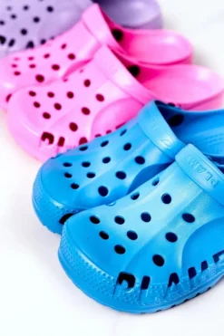 Damskie Piankowe Klapki Kroksy EVA Niebieskie Damskie Klapki Damskie Klasyczne