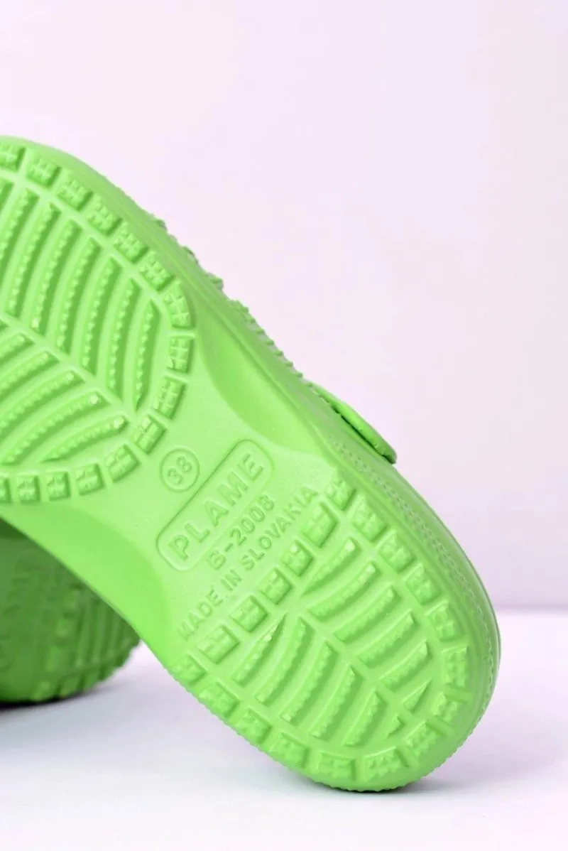 Best Boto Damskie Piankowe Klapki Kroksy EVA Zielone