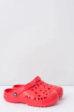 Discount Damskie Piankowe Klapki Kroksy EVA Czerwone Damskie Klapki Damskie Klasyczne