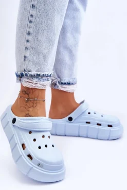 Klapki Basenowe|Klapki Na Platformie>Boto Damskie Piankowe Klapki Na Platformie Jasnoe Beckett Niebieski