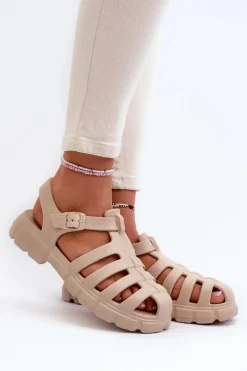 Sandały Płaskie|Klapki Damskie Klasyczne><noscript><img width=