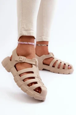 Sandały Płaskie|Klapki Damskie Klasyczne><noscript><img width=