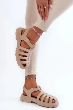 Sandały Płaskie|Klapki Damskie Klasyczne><noscript><img width=