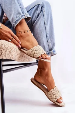 Klapki Damskie Klasyczne><noscript><img width=