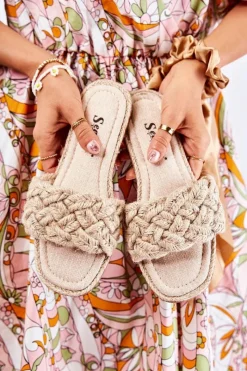 Klapki Damskie Klasyczne><noscript><img width=