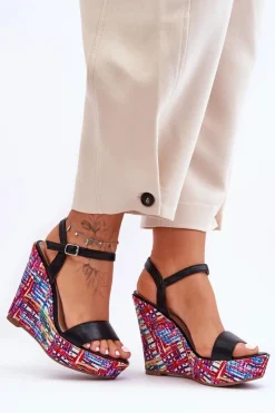 Sandały Na Koturnie><noscript><img width=