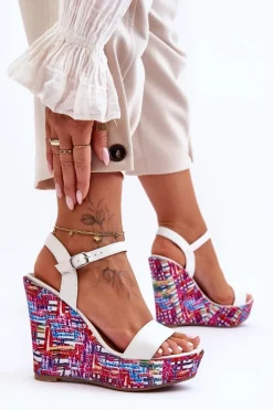 Sandały Na Koturnie><noscript><img width=