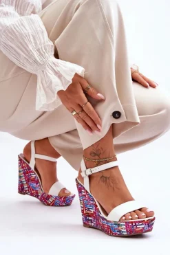 Sandały Na Koturnie><noscript><img width=