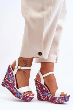 Sandały Na Koturnie><noscript><img width=