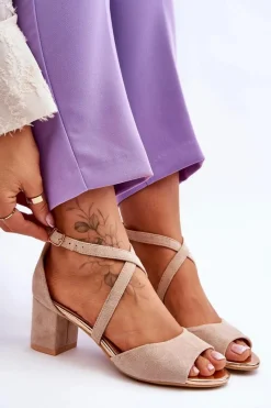 Sandały Na Obcasie><noscript><img width=