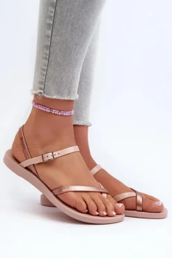 Sandały Gumowe|Sandały Płaskie>Ipanema Damskie Sandały 82842 Fashion Sandal VIII Fem Różowe