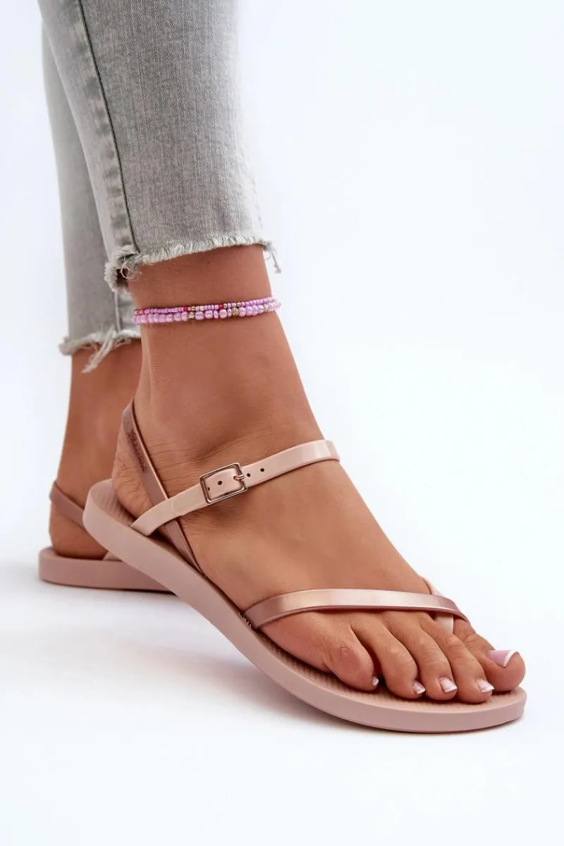 Sandały Gumowe|Sandały Płaskie>Ipanema Damskie Sandały 82842 Fashion Sandal VIII Fem Różowe