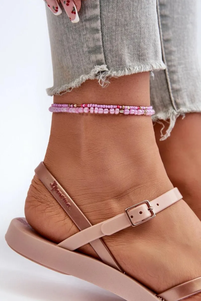Sandały Gumowe|Sandały Płaskie>Ipanema Damskie Sandały 82842 Fashion Sandal VIII Fem Różowe
