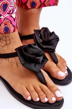 Sandały Płaskie><noscript><img width=