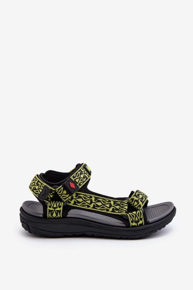 Clearance Lee Cooper Damskie Sandały LCW-24-34-2609 Limonkowe