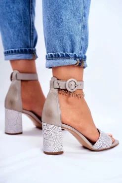 Sandały Na Obcasie><noscript><img width=