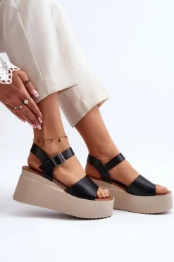 Sandały Na Koturnie><noscript><img width=